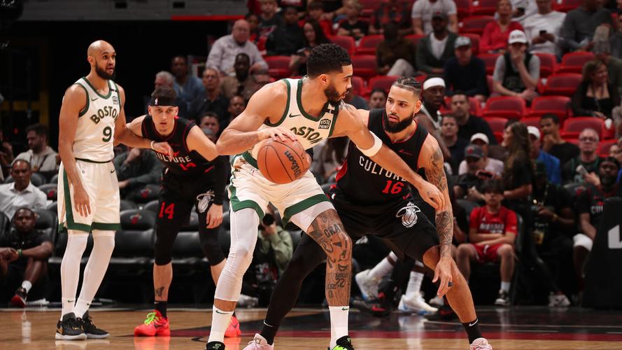 凯尔特人147129热火，杰伦布朗43+4+7，塔图姆大三双